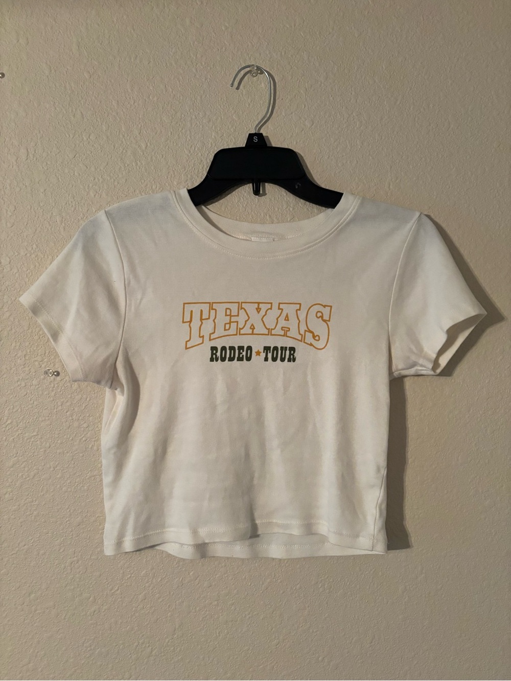 'Texas Rodeo Tour' Graphic Crop Tee